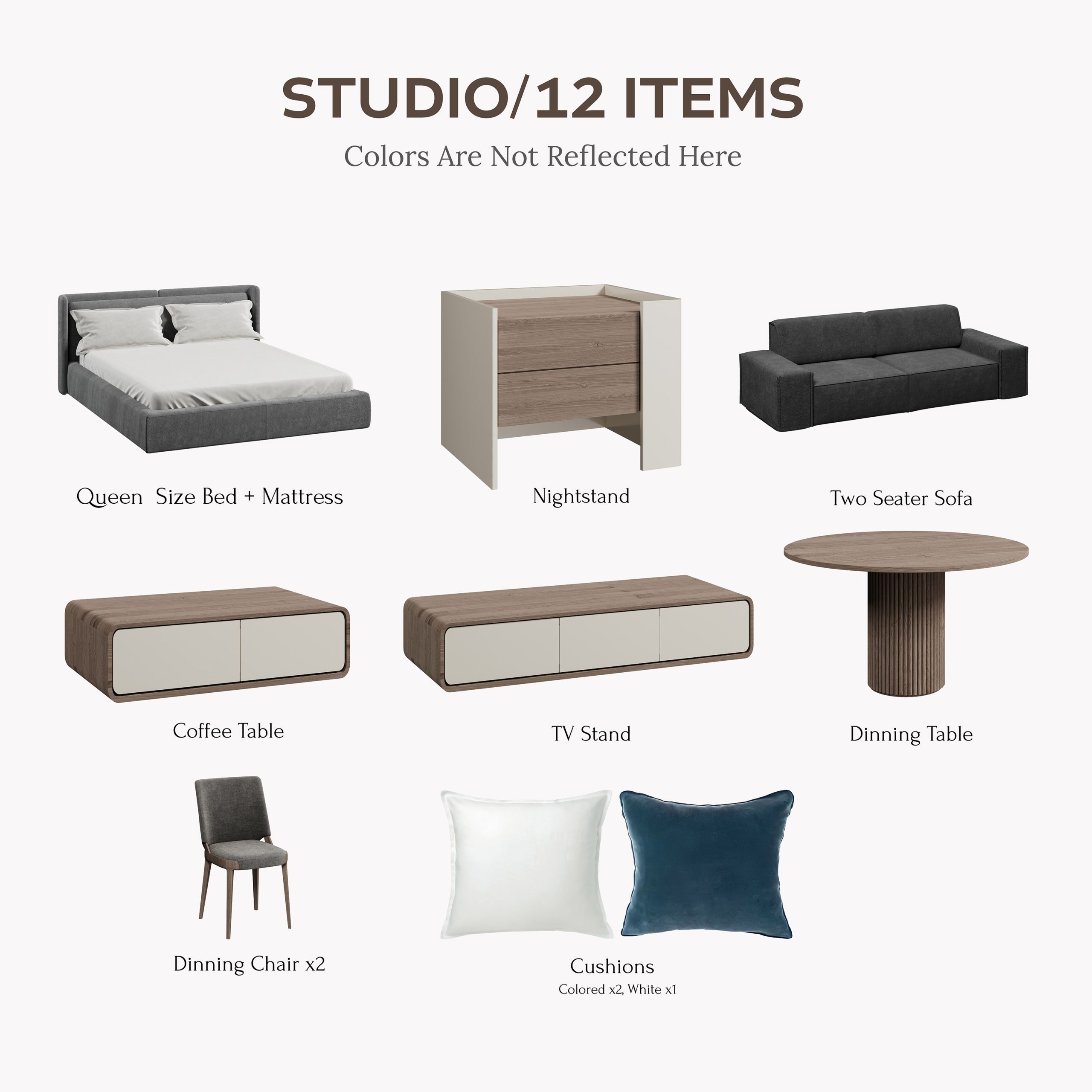 Studio: 12 items