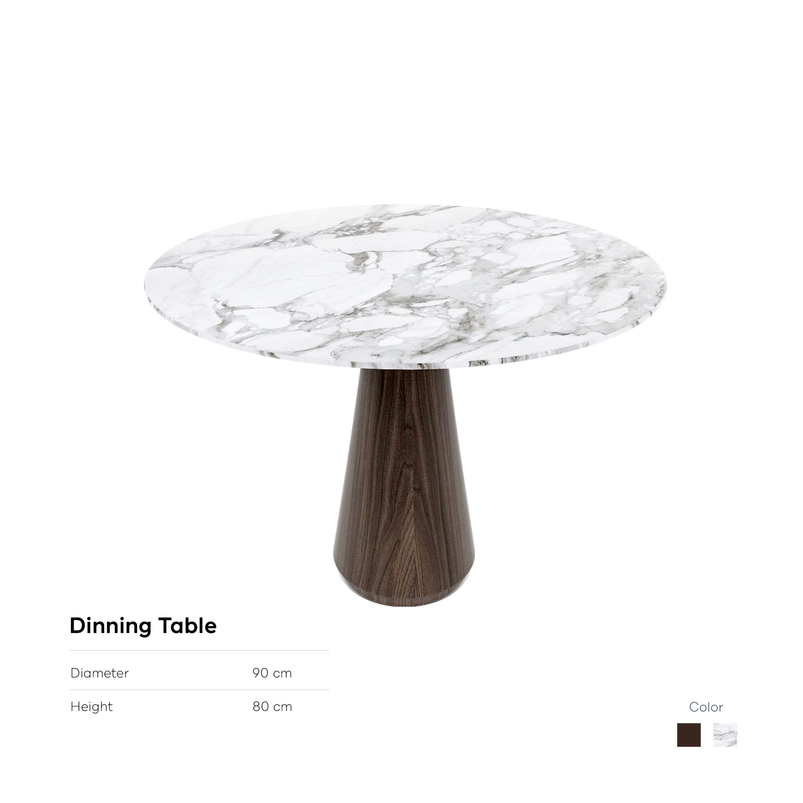 Round Dinning table